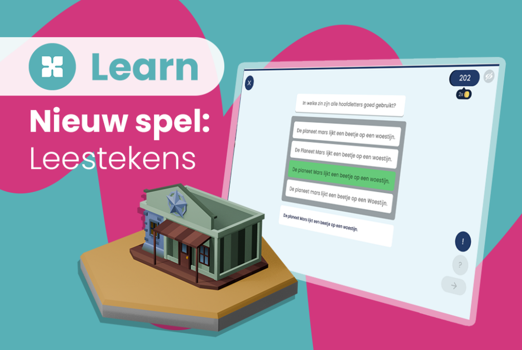 oefenen leerlingen gericht met het correcte gebruik van interpunctie en hoofdletters,