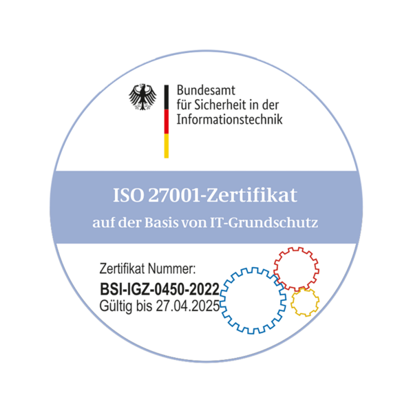 ISO 27001-Zertifikat certificering