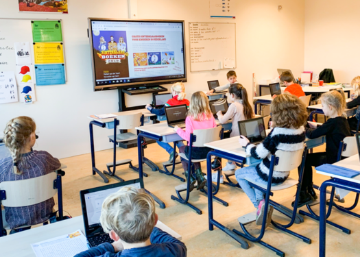 Prowise touchscreen en software op Basisschool de Keijenberg